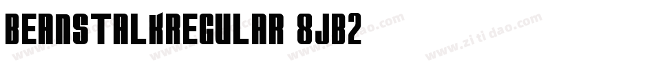 BeanstalkRegular-8JB2字体转换