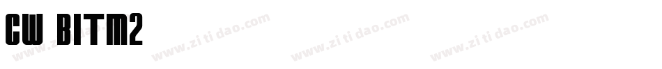 CW_BITM2字体转换