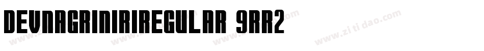 DevnagriNiriRegular-9RR2字体转换