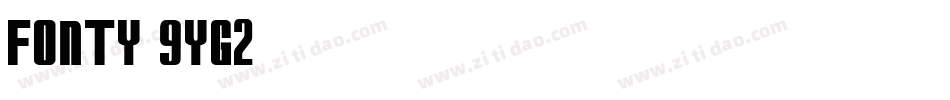 Fonty-9yg2字体转换