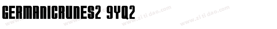 GermanicRunes2-9Yq2字体转换