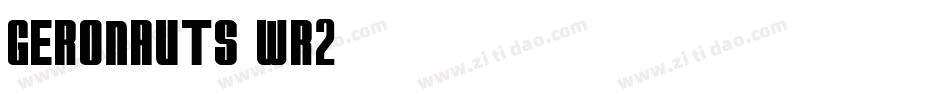 Geronauts-wR2字体转换