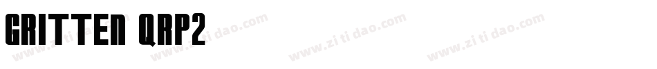 Gritten-qRP2字体转换