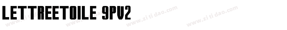 Lettreetoile-9pv2字体转换