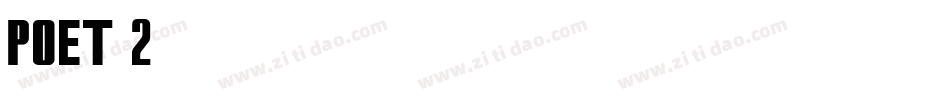 Poet(2)字体转换