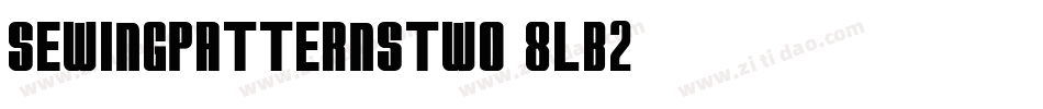 Sewingpatternstwo-8LB2字体转换