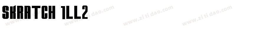 Skratch-1ll2字体转换