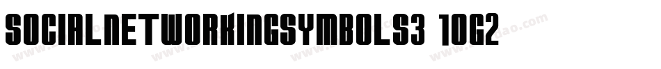 Socialnetworkingsymbols3-1oG2字体转换