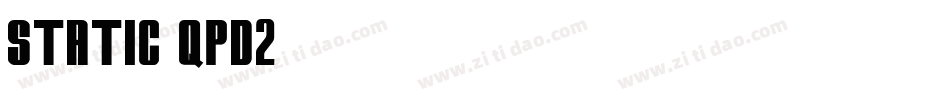 Static-qpD2字体转换