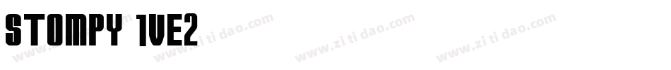 Stompy-1ve2字体转换