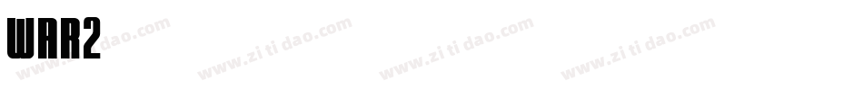 WAR2字体转换