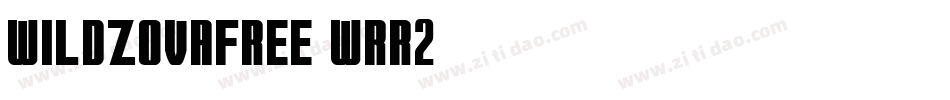 Wildzovafree-wrR2字体转换