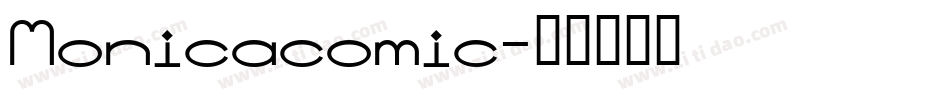Monicacomic字体转换