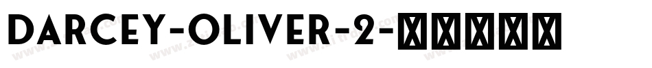 Darcey-Oliver-2字体转换