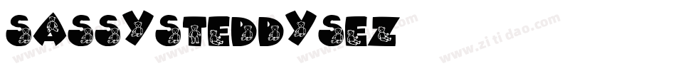 SassysTeddys3-eZ06字体转换