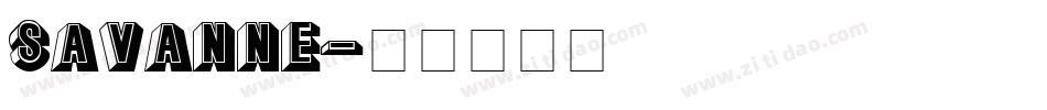 Savanne字体转换