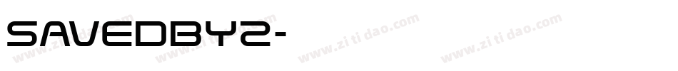 SAVEDBYZ字体转换