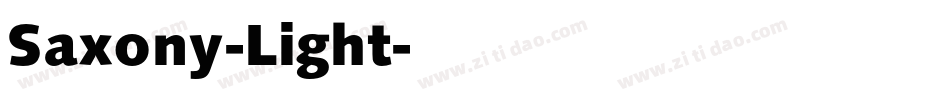 Saxony-Light字体转换