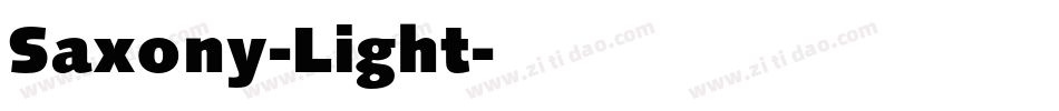 Saxony-Light字体转换