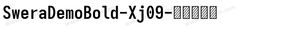 SweraDemoBold-Xj09字体转换