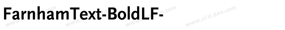 FarnhamText-BoldLF字体转换
