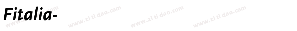 Fitalia字体转换