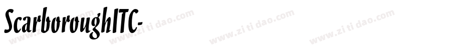 ScarboroughITC字体转换
