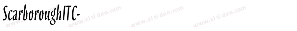 ScarboroughITC字体转换