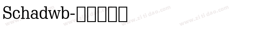 Schadwb字体转换