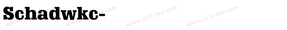 Schadwkc字体转换