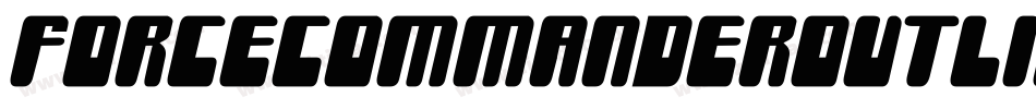 ForceCommanderOutline-lgZDZ字体转换