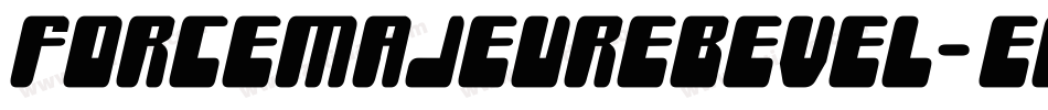 ForceMajeureBevel-eBE3字体转换