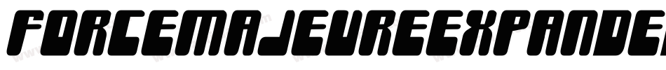 ForceMajeureExpandedItalic-D2q1字体转换