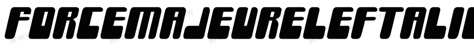 ForceMajeureLeftalic-5qgG字体转换
