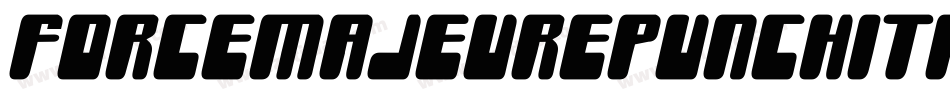 ForceMajeurePunchItalic-yW8M字体转换