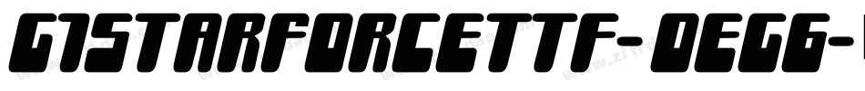 G7StarForceTtf-OEg6字体转换