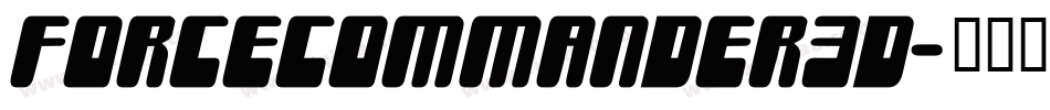 forcecommander3d字体转换