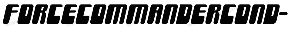 forcecommandercond字体转换