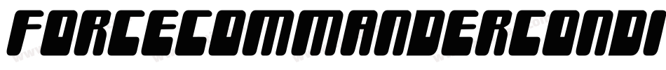 forcecommandercondital字体转换