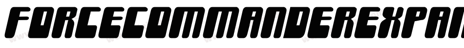 forcecommanderexpand字体转换