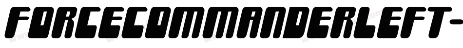forcecommanderleft字体转换