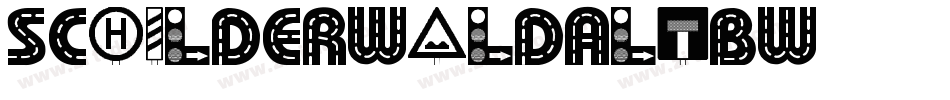 SchilderwaldAlt-BW43字体转换