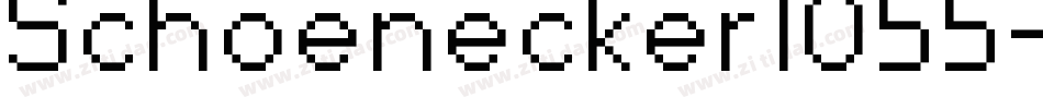Schoenecker1055字体转换