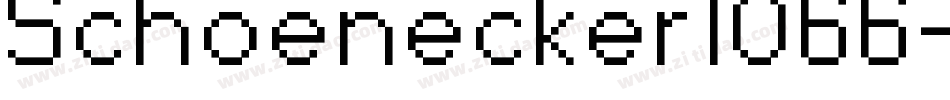 Schoenecker1066字体转换
