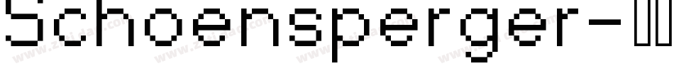 Schoensperger字体转换