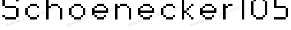 Schoenecker1055字体转换