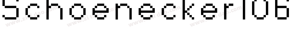 Schoenecker1066字体转换