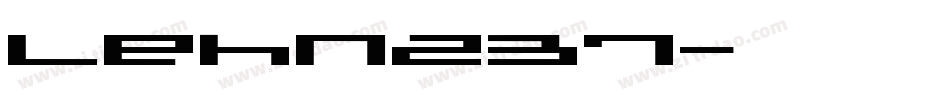 LEHN237字体转换