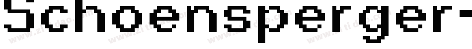 Schoensperger字体转换
