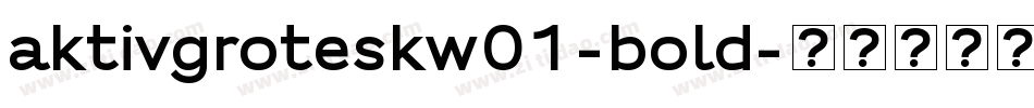 aktivgroteskw01-bold字体转换
